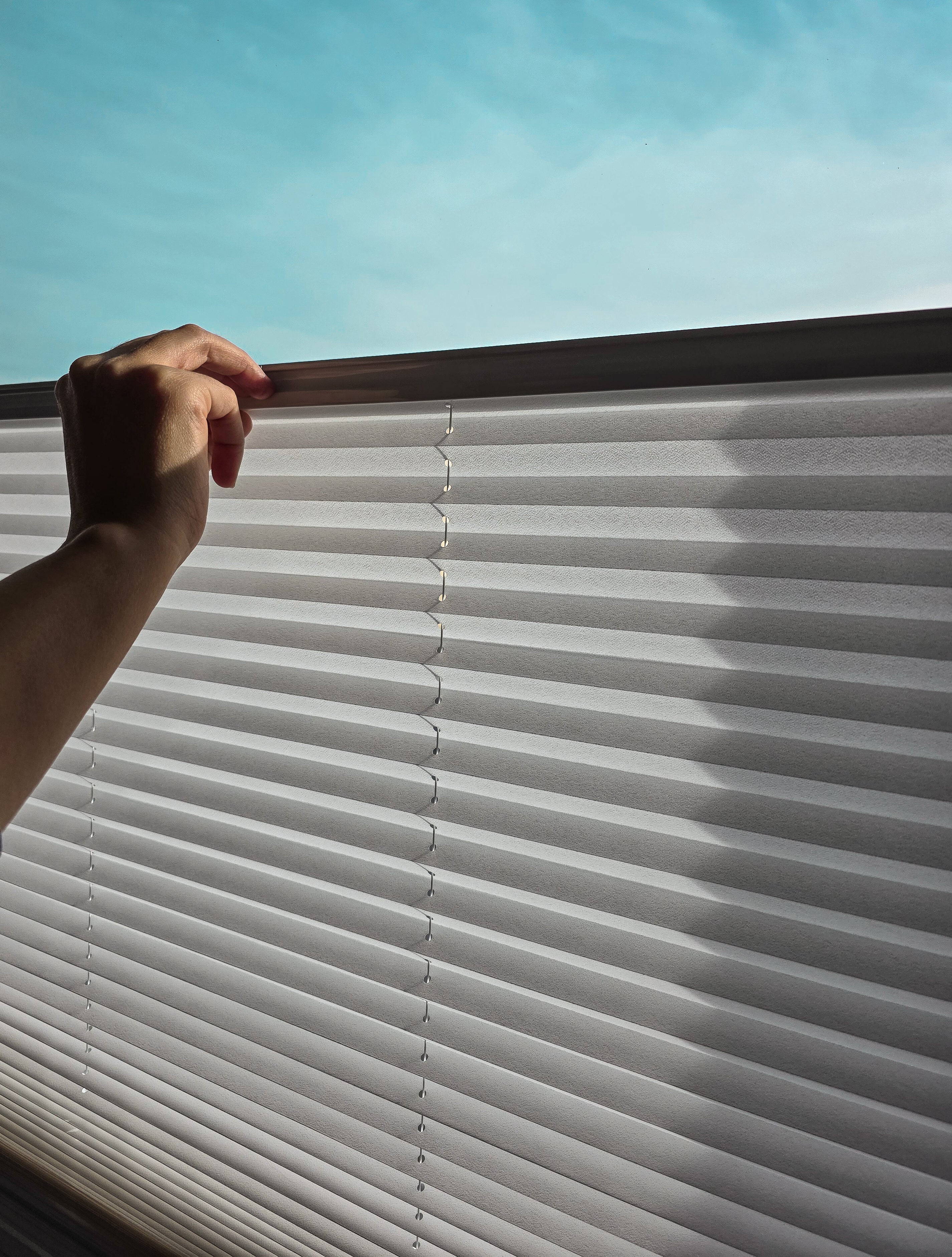 Klebe Plissee ohne Bohren