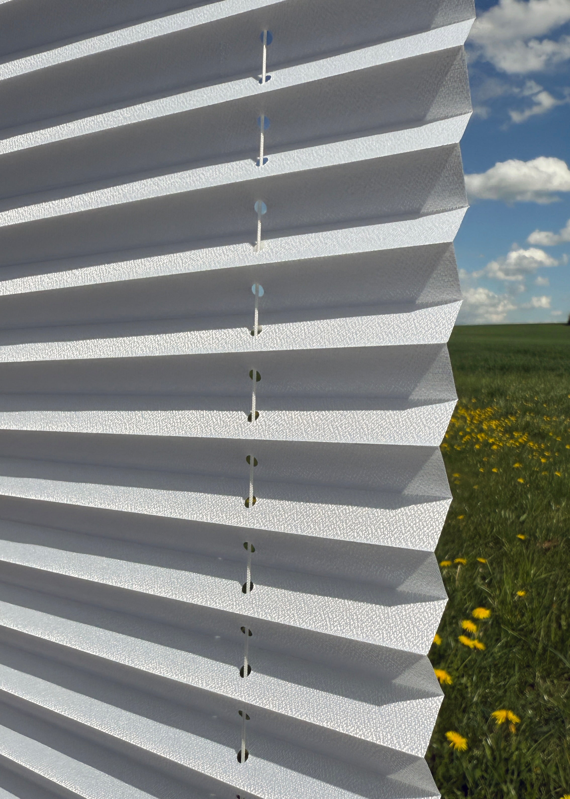 Slim Serie 15 mm - Blickdicht Plissee