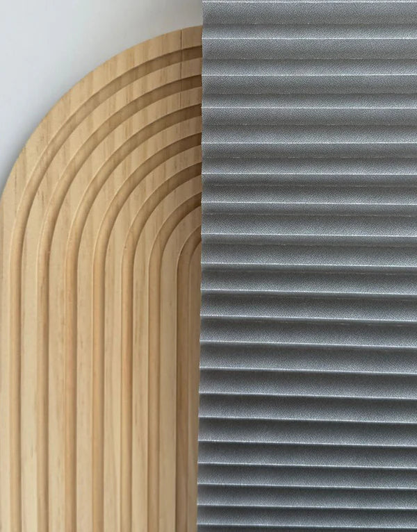 Slim Serie 15 mm - Blickdicht Plissee