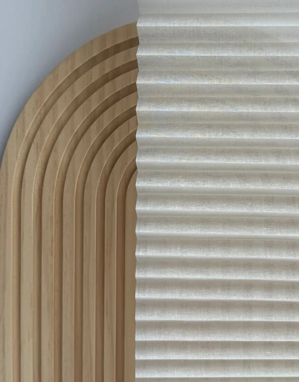 Slim Serie 15 mm - Transparentes Plissee