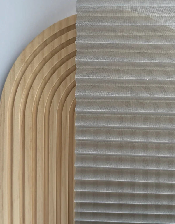 Slim Serie 15 mm - Transparentes Plissee